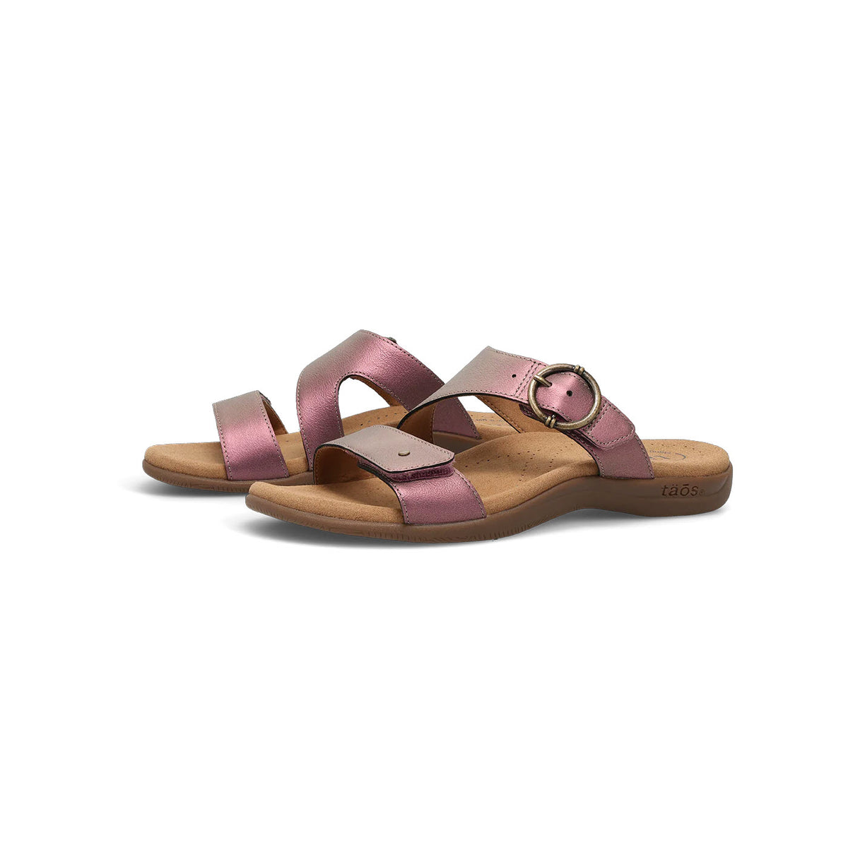 TAOS WESTSIDE SLIDE VIOLET METALLIC - WOMENS