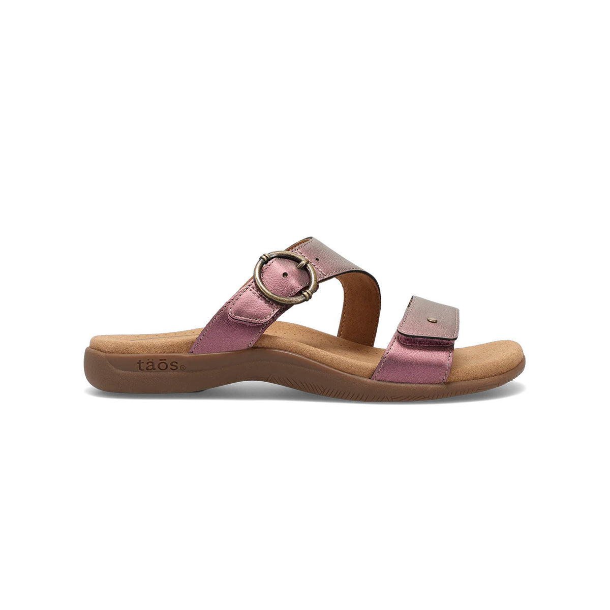 TAOS WESTSIDE SLIDE VIOLET METALLIC - WOMENS