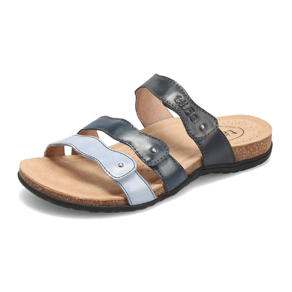 TAOS SCRIBBLE SLIDE BLUE MULTI - WOMENS