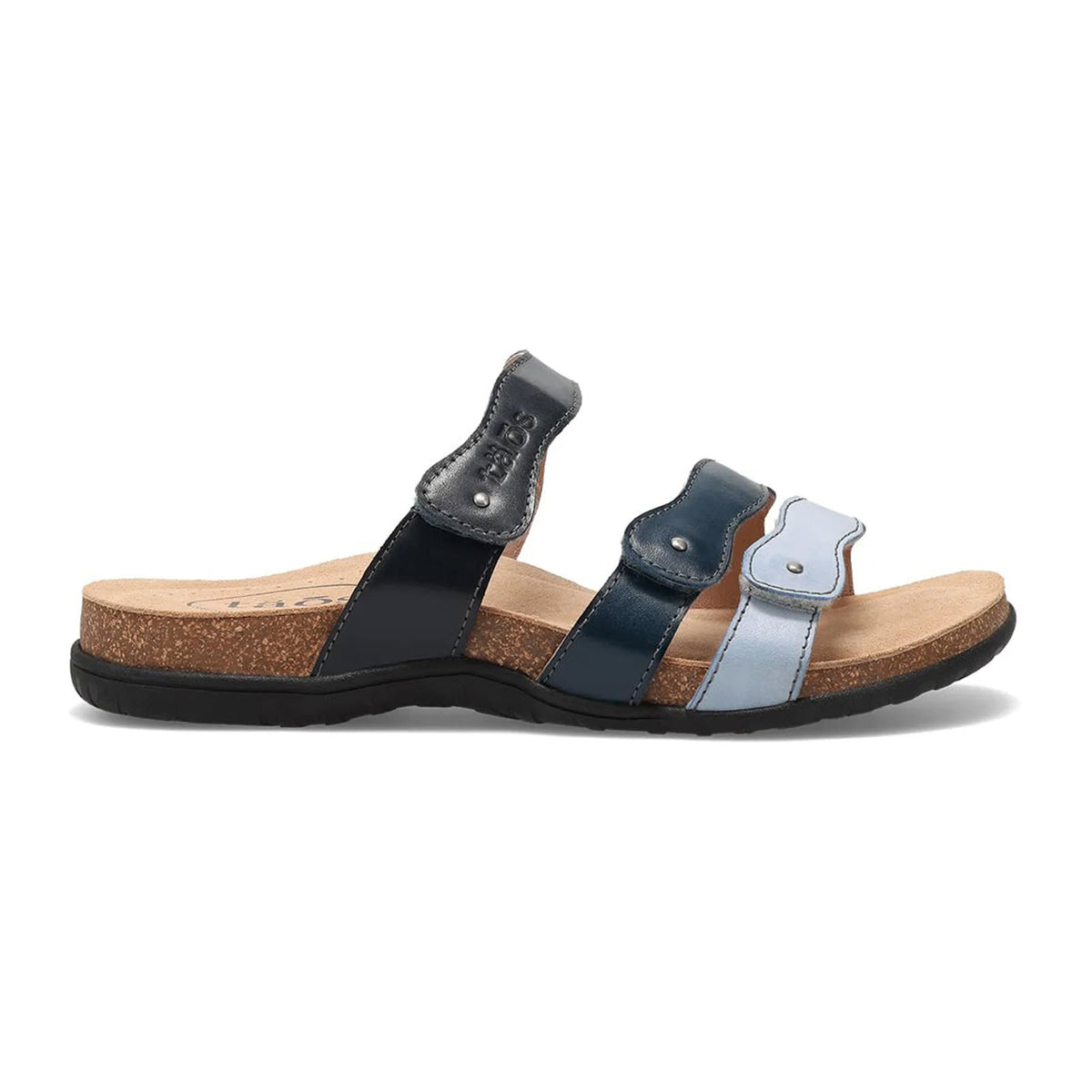 TAOS SCRIBBLE SLIDE BLUE MULTI - WOMENS