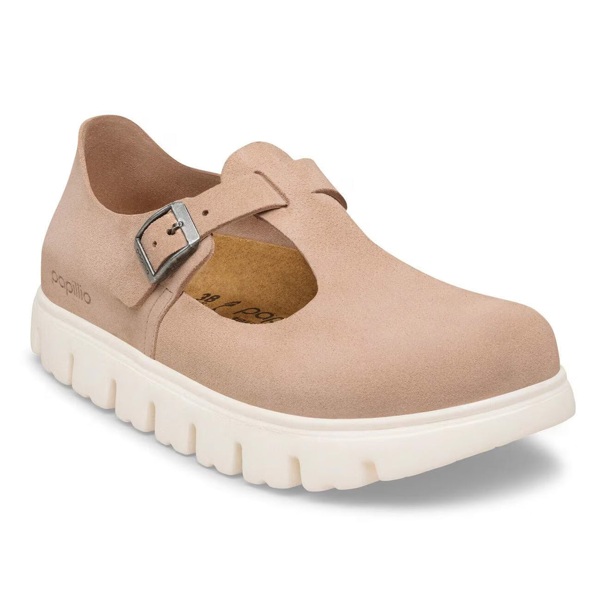 BIRKENSTOCK PARIS CHUNKY SUEDE WARM SAND - WOMENS