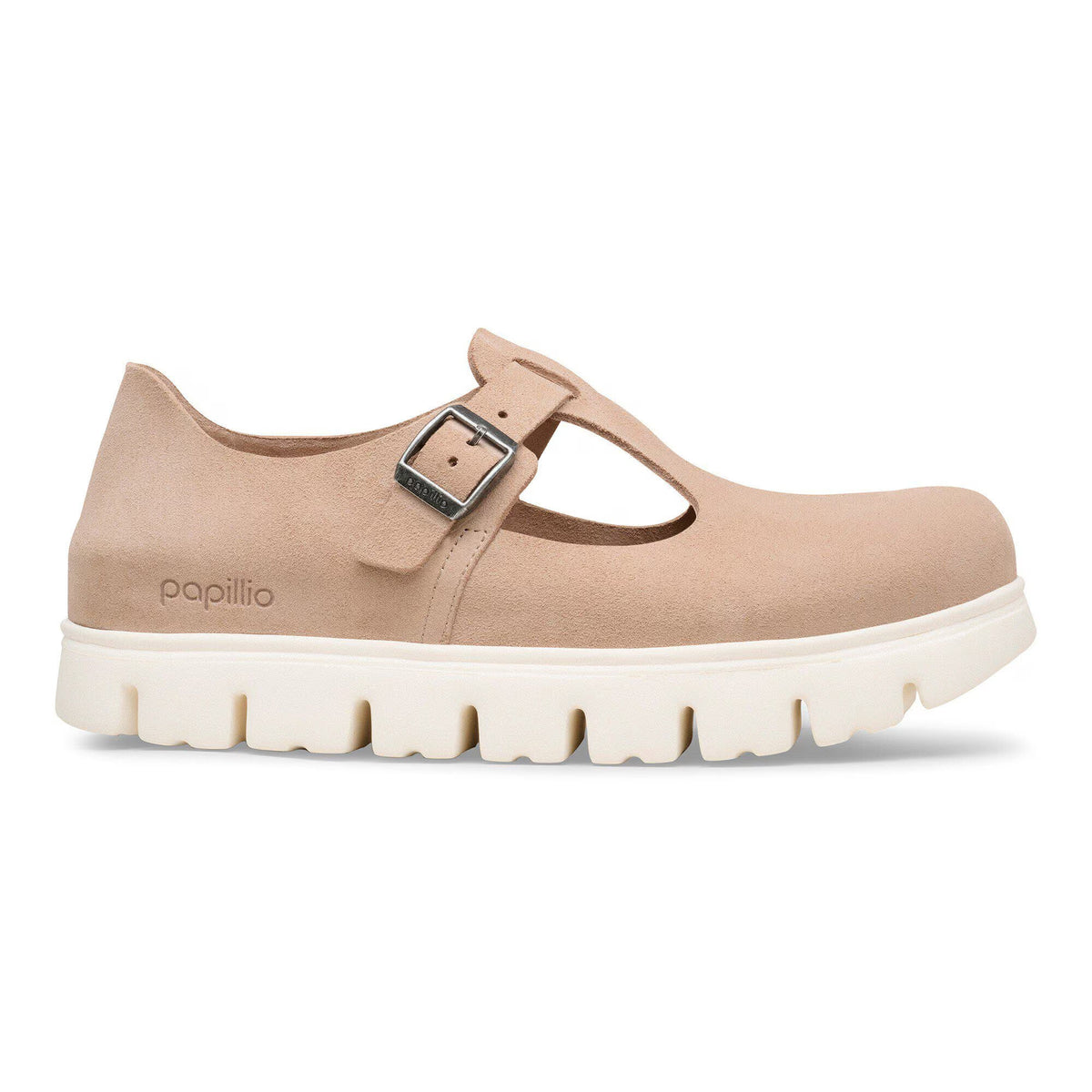 BIRKENSTOCK PARIS CHUNKY SUEDE WARM SAND - WOMENS