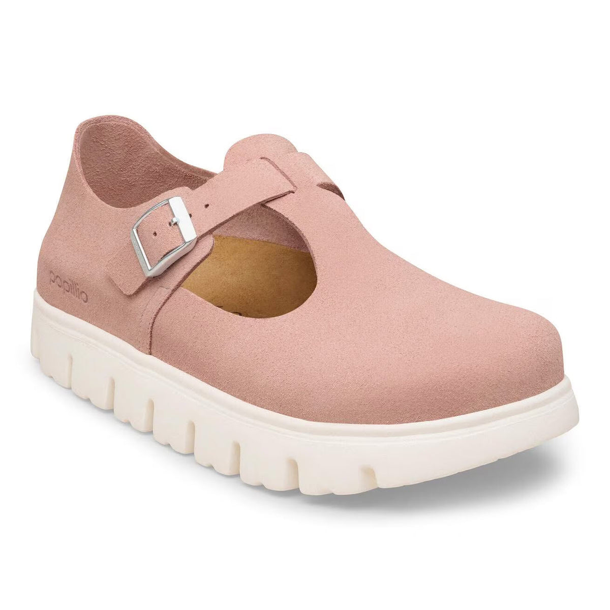 BIRKENSTOCK PARIS CHUNKY SUEDE PINK CLAY - WOMENS