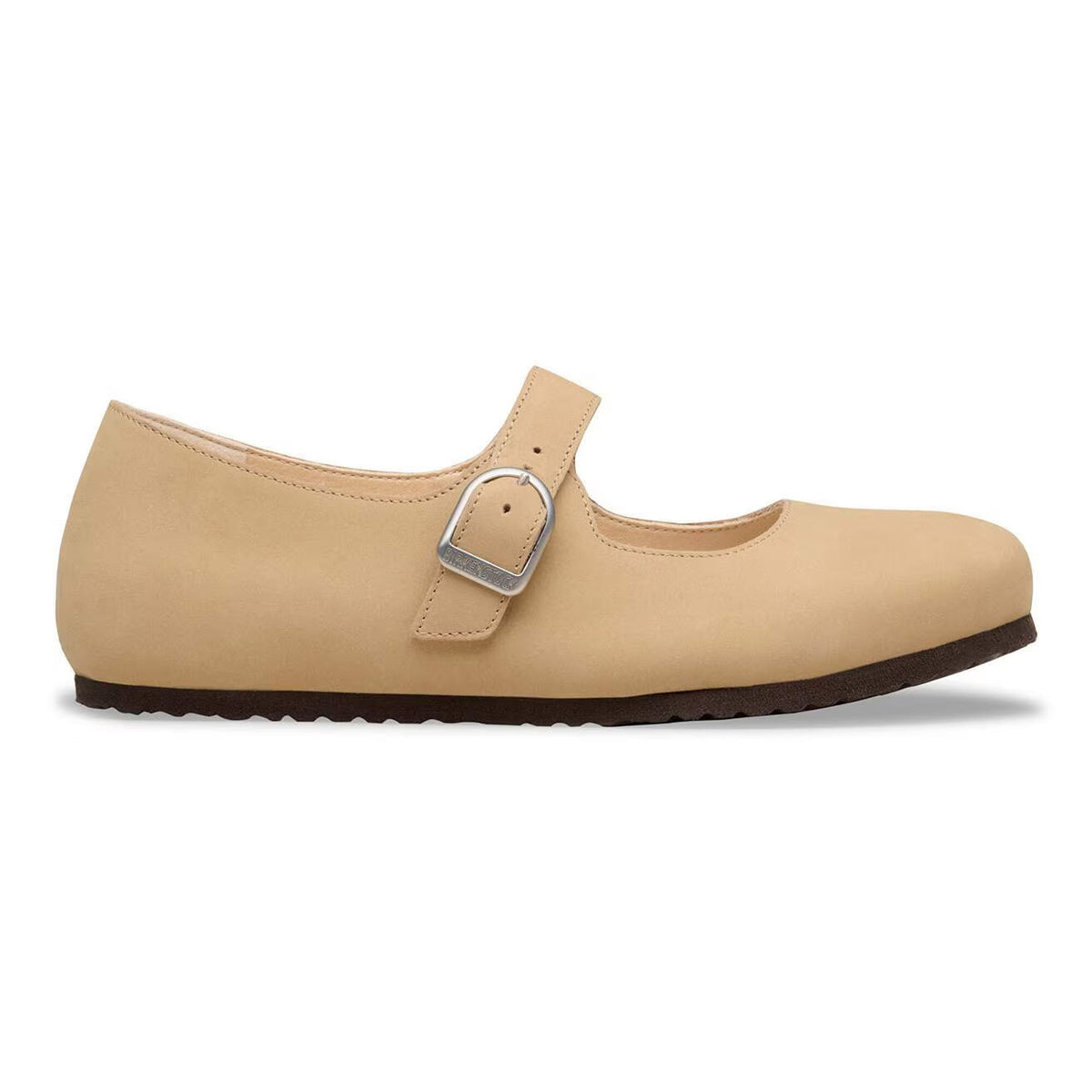 BIRKENSTOCK SANTA CLARITA MARY JANE NUBUCK SANDCASTLE - WOMENS