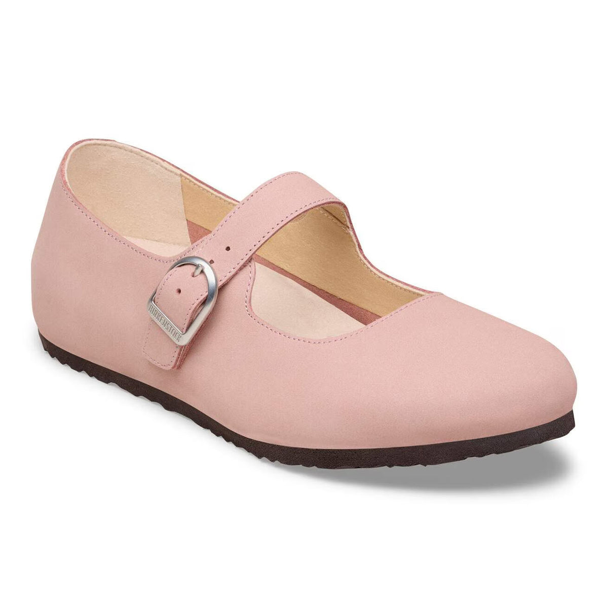 BIRKENSTOCK SANTA CLARITA MARY JANE NUBUCK PINK CLAY - WOMENS