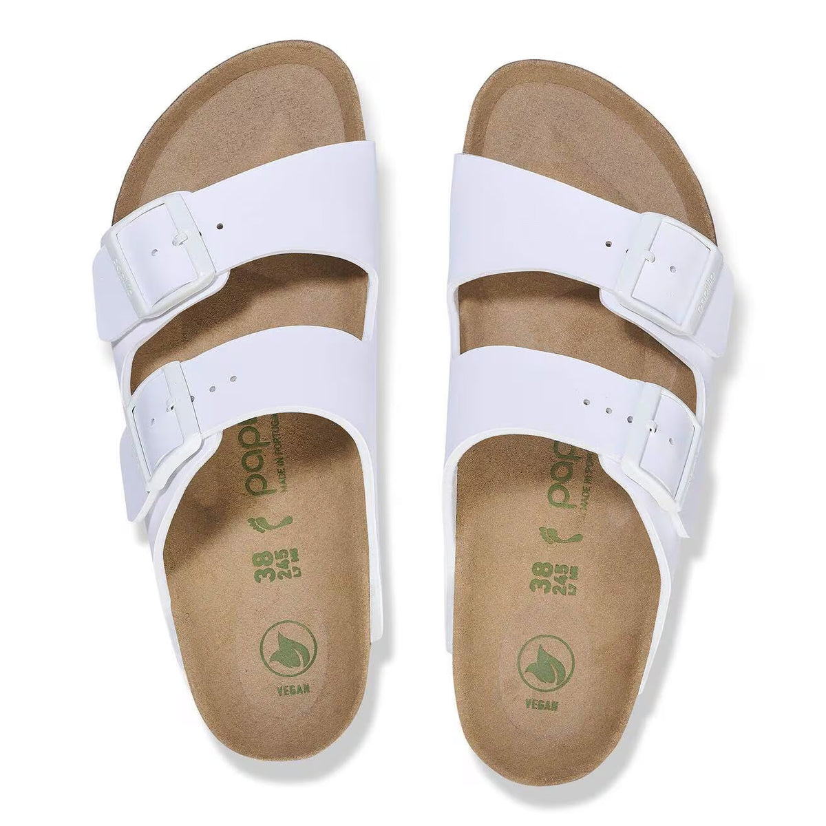 BIRKENSTOCK ARIZONA FLEX PLATFORM VEGAN WHITE - WOMENS