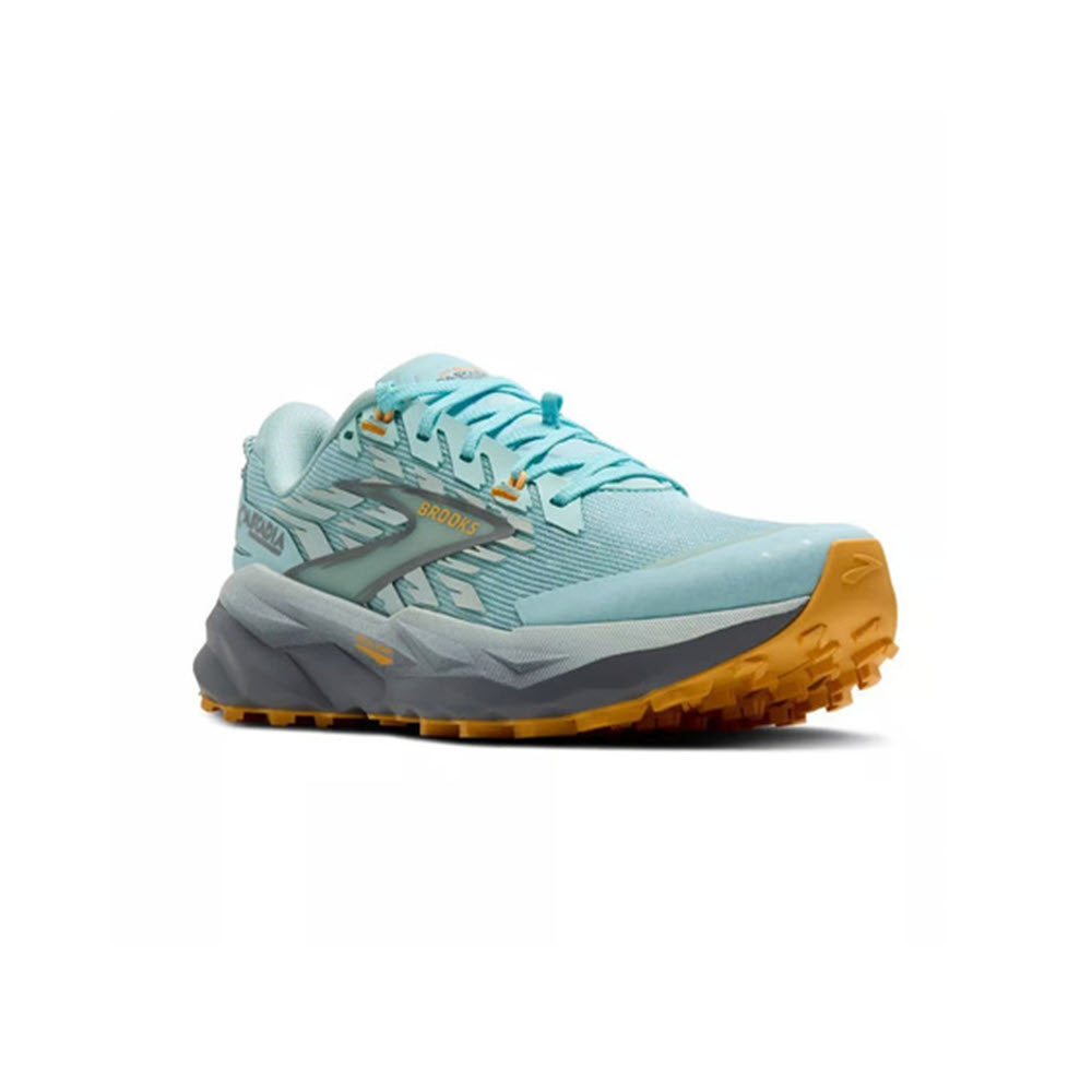 BROOKS CASCADIA 19 CLEARWATER/PRIMER GREY/APRICOT - WOMENS