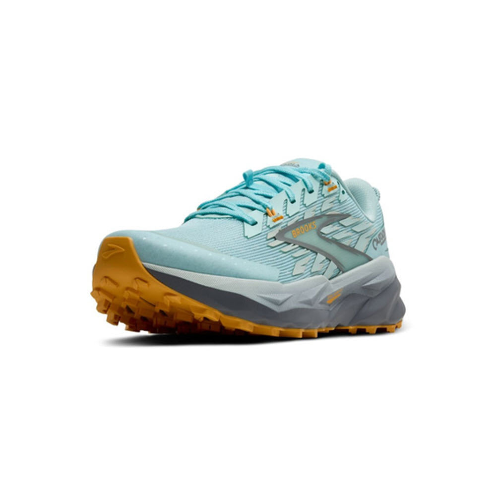 BROOKS CASCADIA 19 CLEARWATER/PRIMER GREY/APRICOT - WOMENS