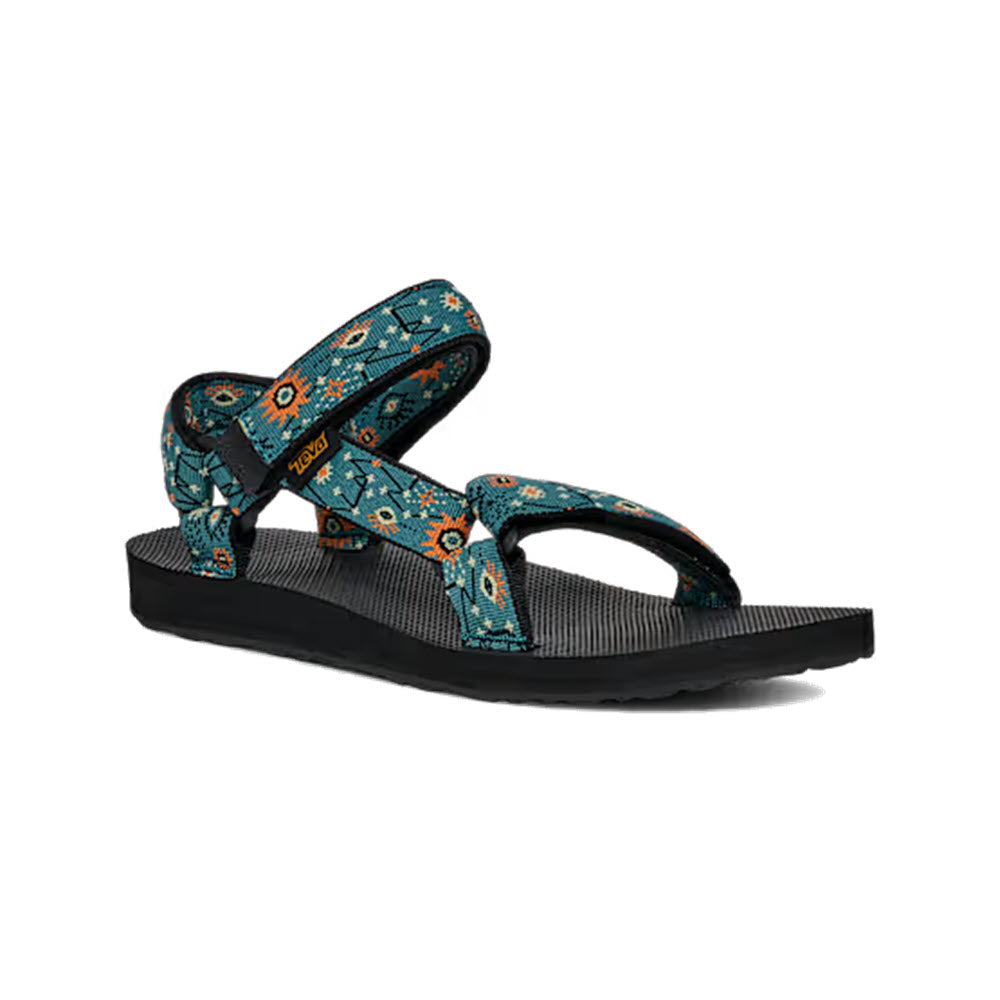 TEVA ORIGINAL UNIVERSAL ASTRONOMY BLUE OPAL PALE LIME YELLOW - WOMENS