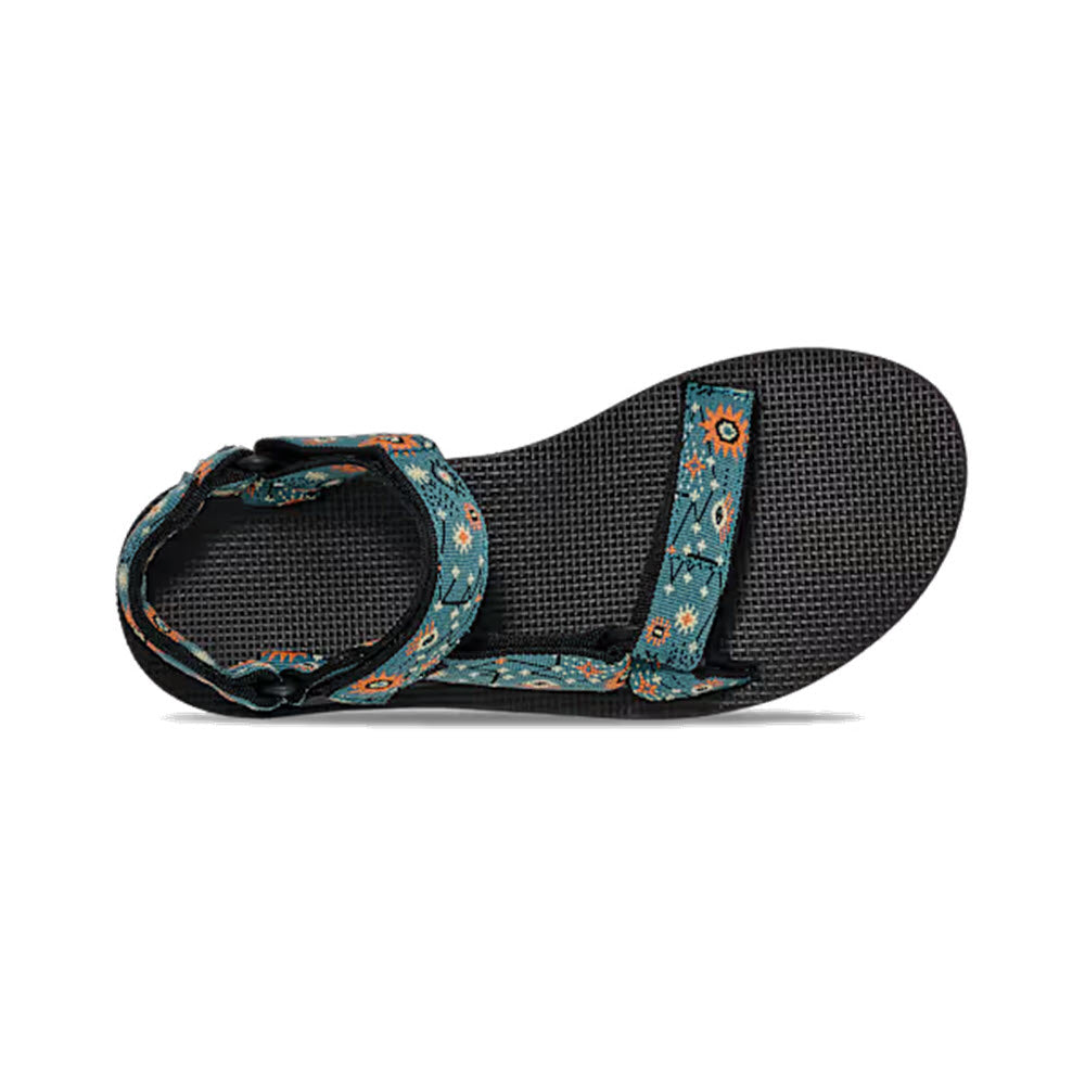TEVA ORIGINAL UNIVERSAL ASTRONOMY BLUE OPAL PALE LIME YELLOW - WOMENS