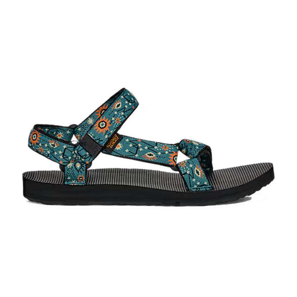 TEVA ORIGINAL UNIVERSAL ASTRONOMY BLUE OPAL PALE LIME YELLOW - WOMENS