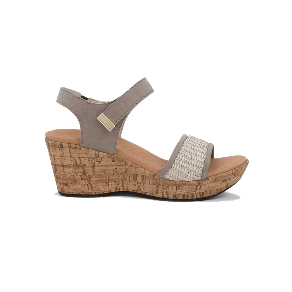 NAOT SUMMER RAFFIA STONE NUBUCK SAND RAFFIA - WOMENS