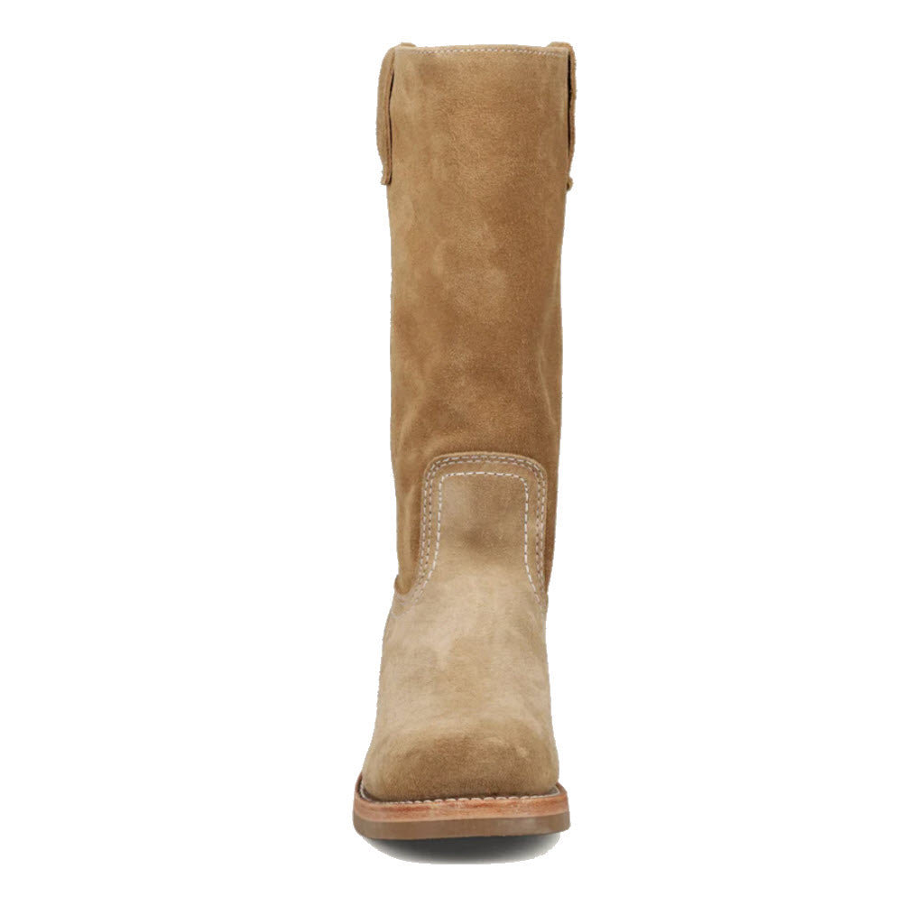 FRYE CAMPUS 12R TAN BUCK SUEDE - WOMENS