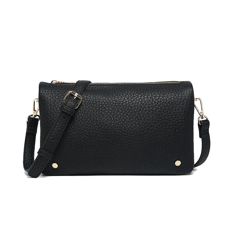 JEN & CO PHIONA CROSSBODY BAG BLACK