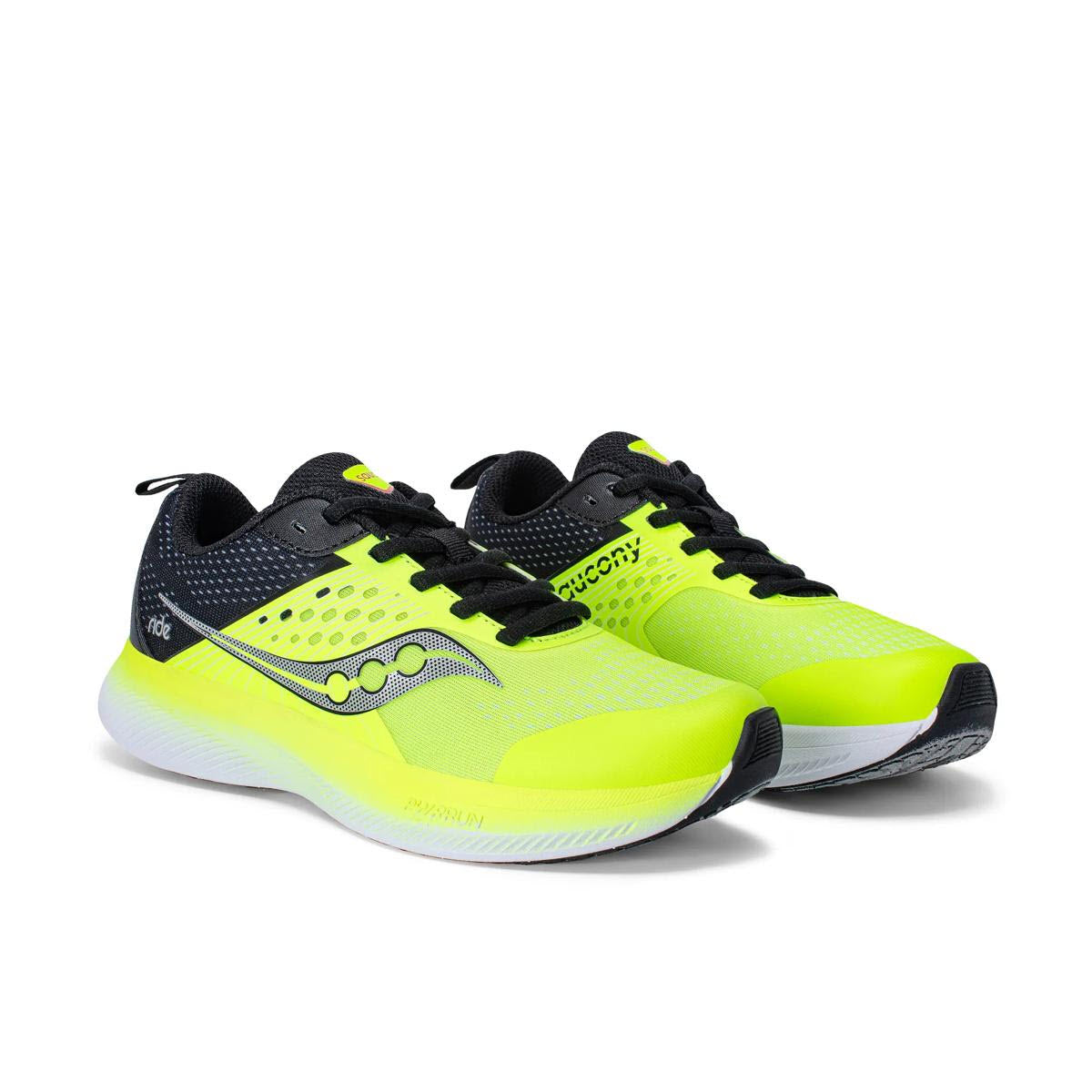 SAUCONY RIDE KIDS LIME BLACK - KIDS