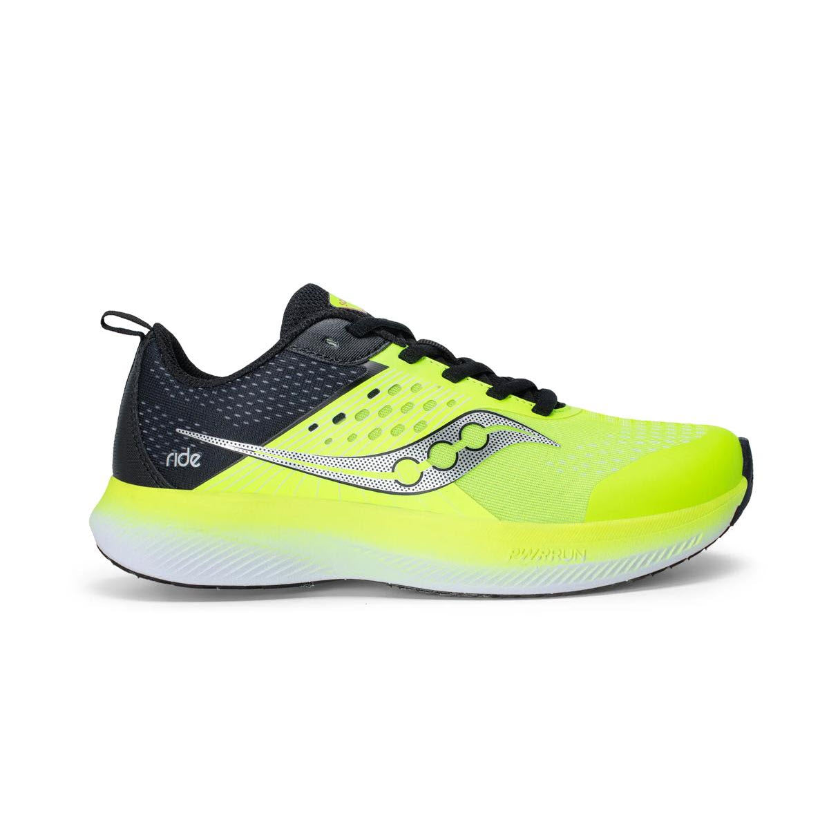 SAUCONY RIDE KIDS LIME BLACK - KIDS