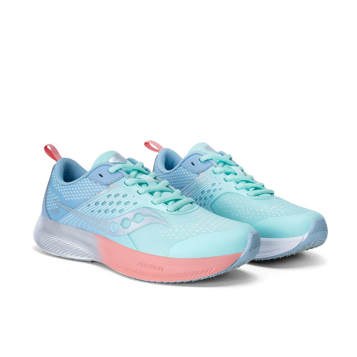 SAUCONY RIDE KIDS TEAL PERIWINKLE - KIDS