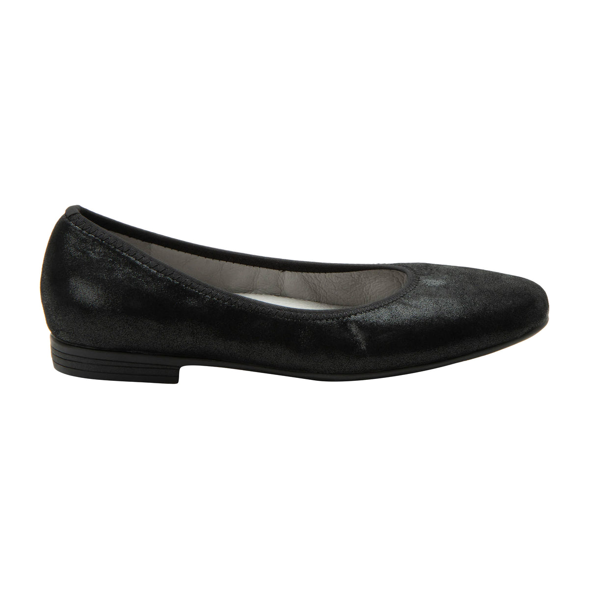 ALEGRIA ARIELLE BALLET FLAT BLACK - WOMENS