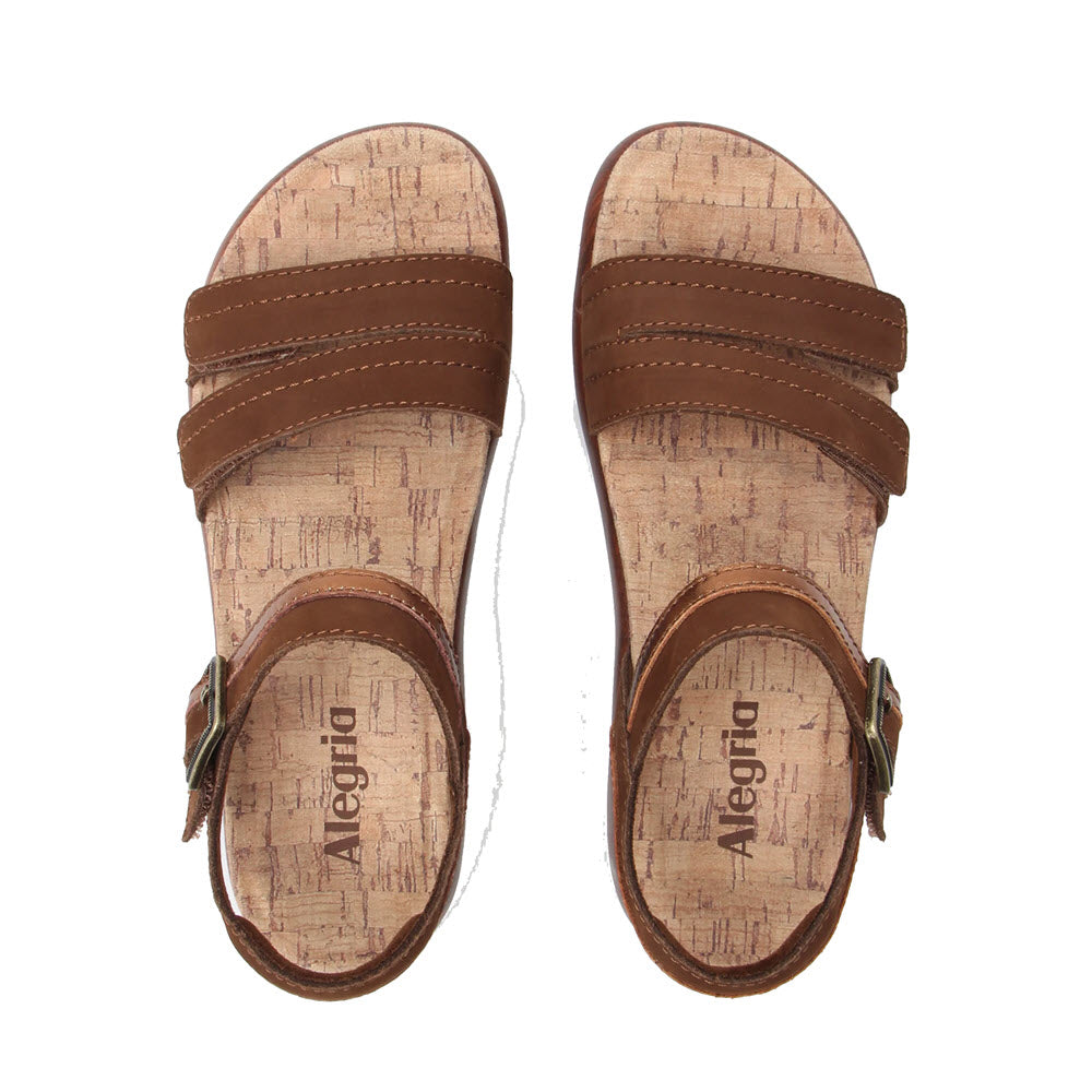 ALEGRIA BLINDA ADJUSTABLE SANDAL PECAN - WOMENS