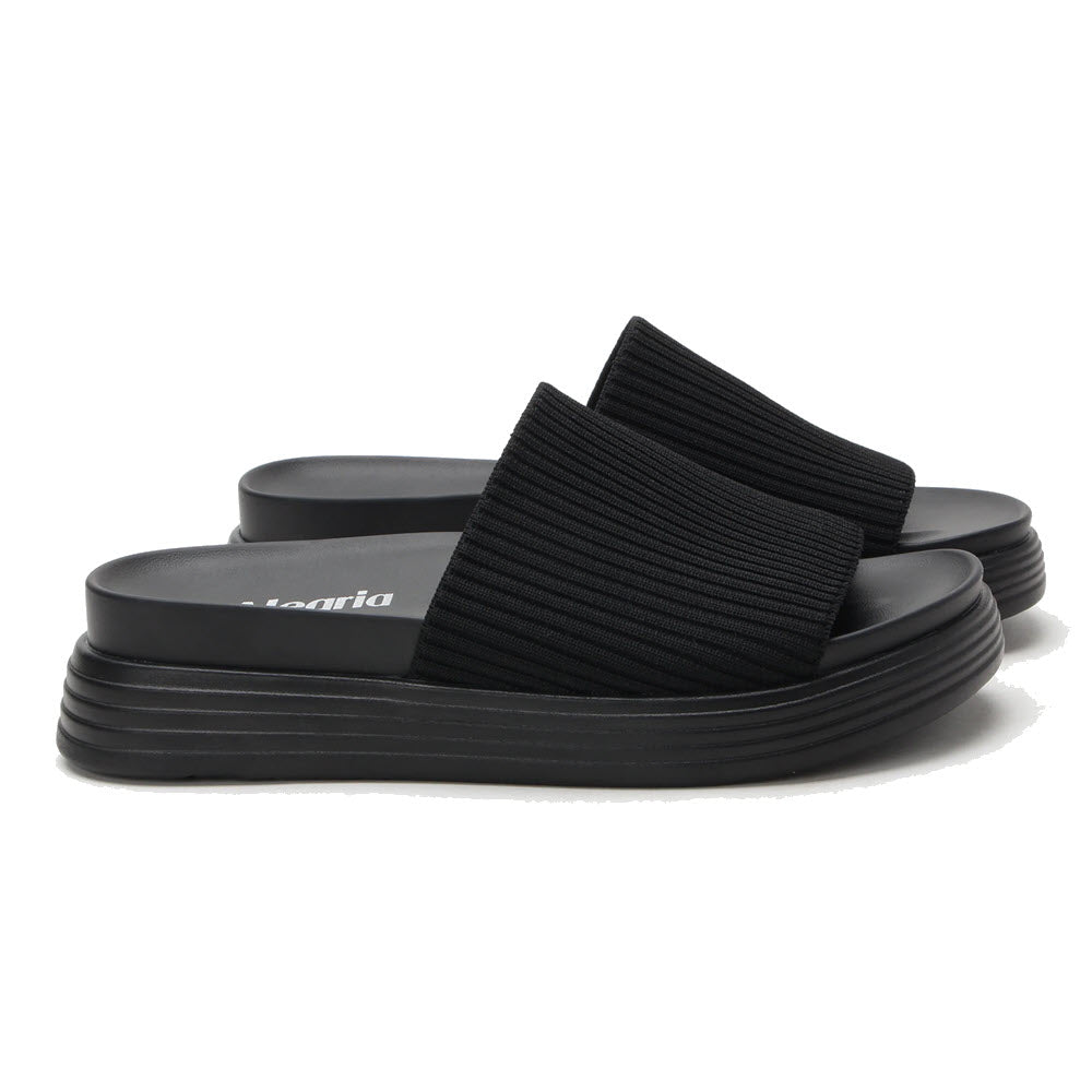 ALEGRIA AKIMI ELEVATED SPORT OUTSOLE SANDAL BLACK - WOMENS
