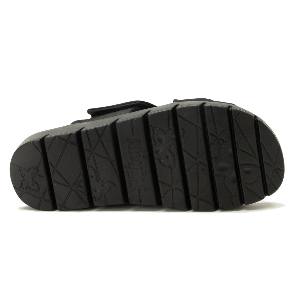 ALEGRIA RYLIE ADJUSTABLE SATIN KNOTTED BLACK - WOMENS