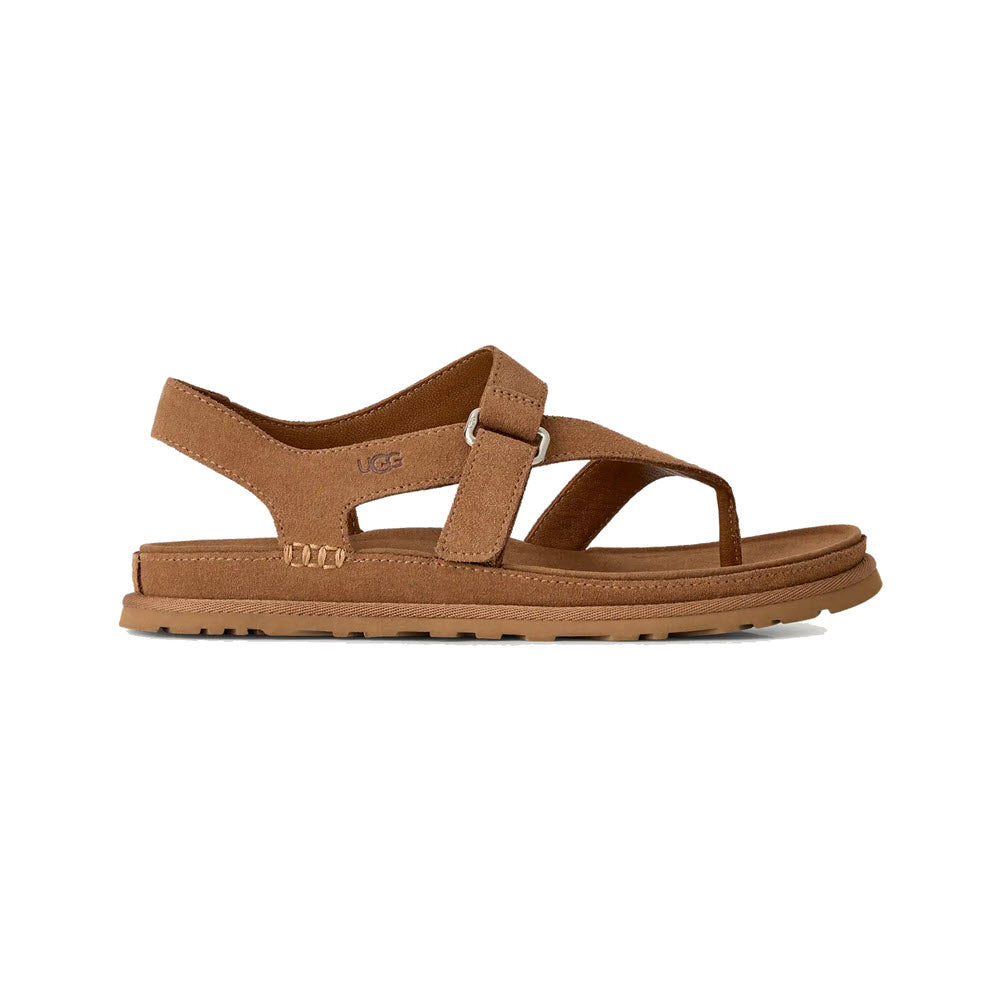 UGG GOLDENGAZE TOE POST SANDAL CHESTNUT - WOMENS