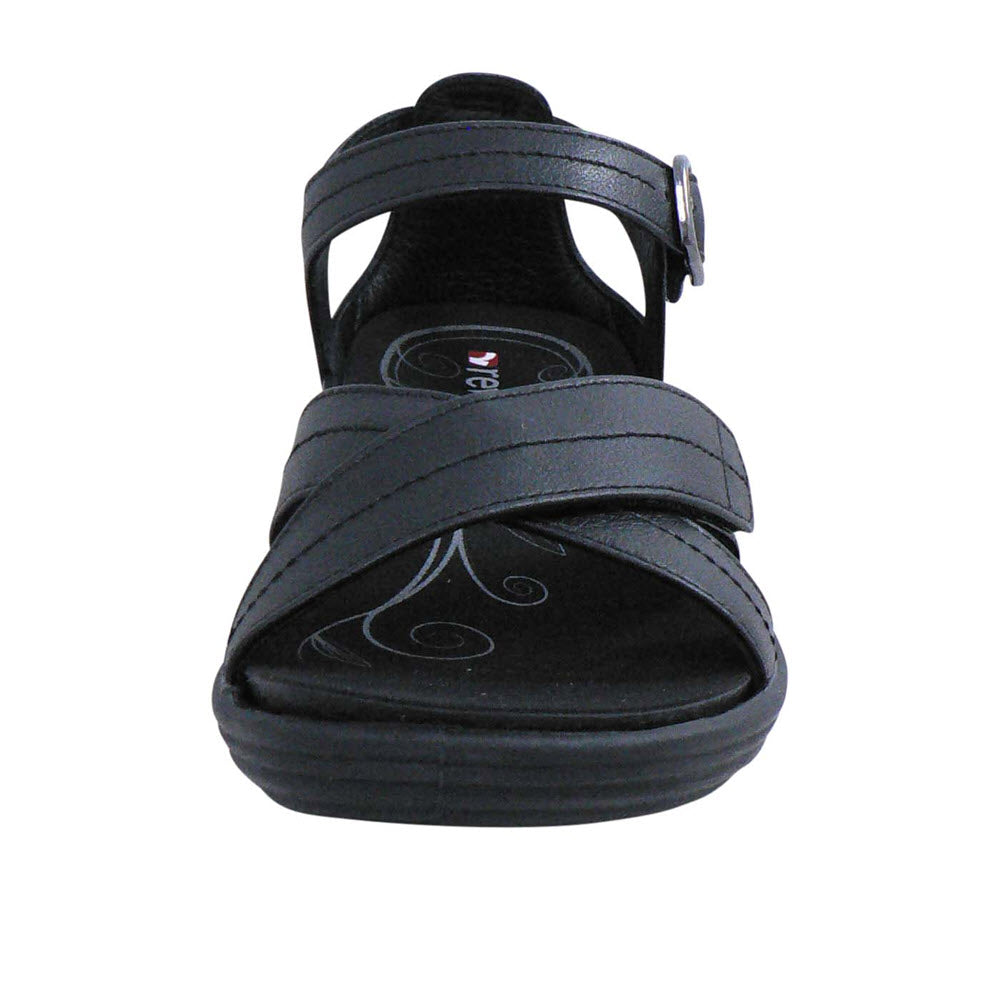 LUCEA CLOSE BACK SANDAL REMOVABLE FOOTBED BLACK - WOMENS