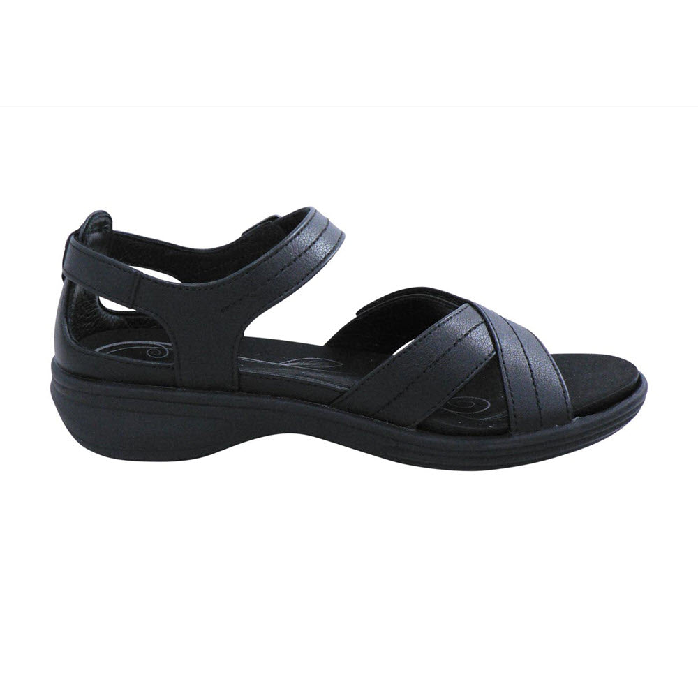 LUCEA CLOSE BACK SANDAL REMOVABLE FOOTBED BLACK - WOMENS