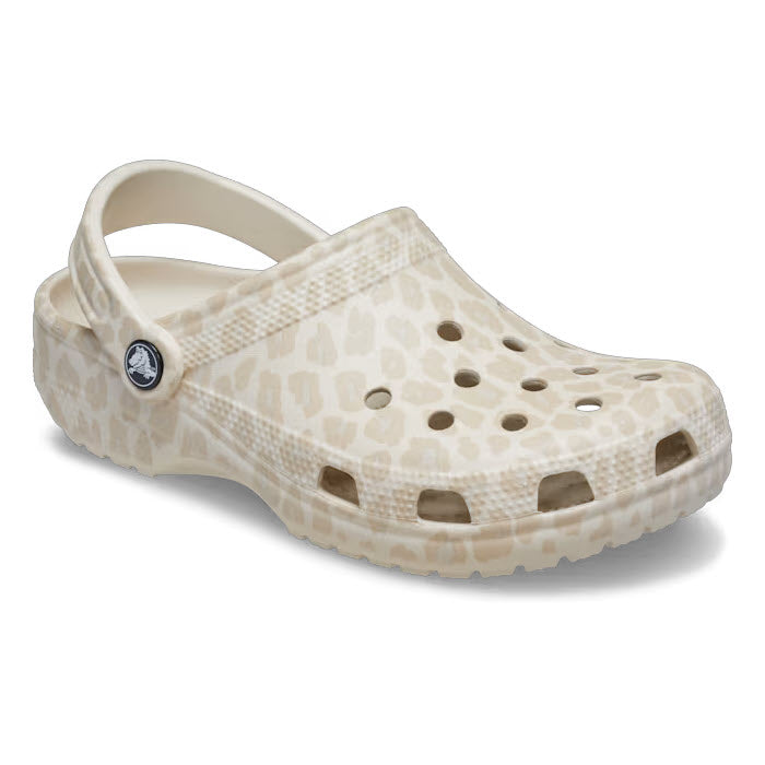 CROCS CLASSIC ANIMAL CLOG ALMOND TINT - WOMENS