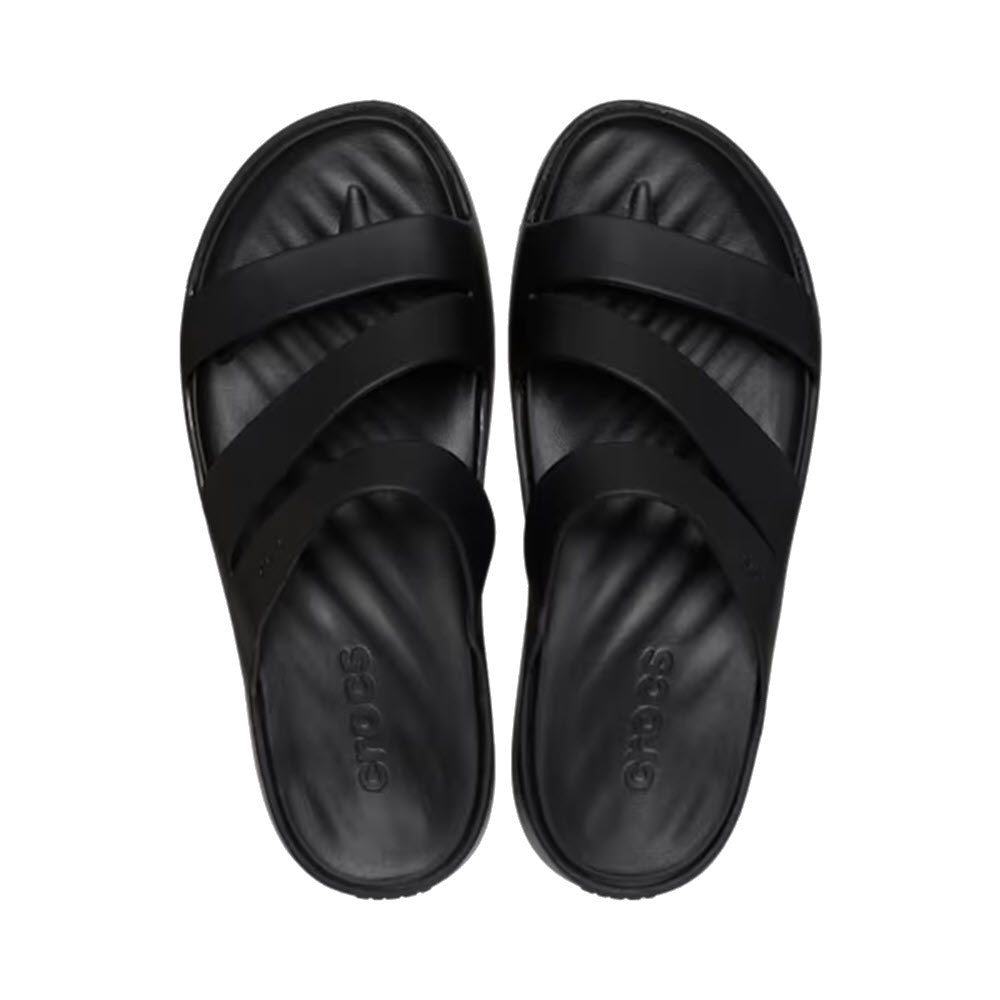 CROCS GETAWAY STRAPPY SANDAL BLACK - WOMENS