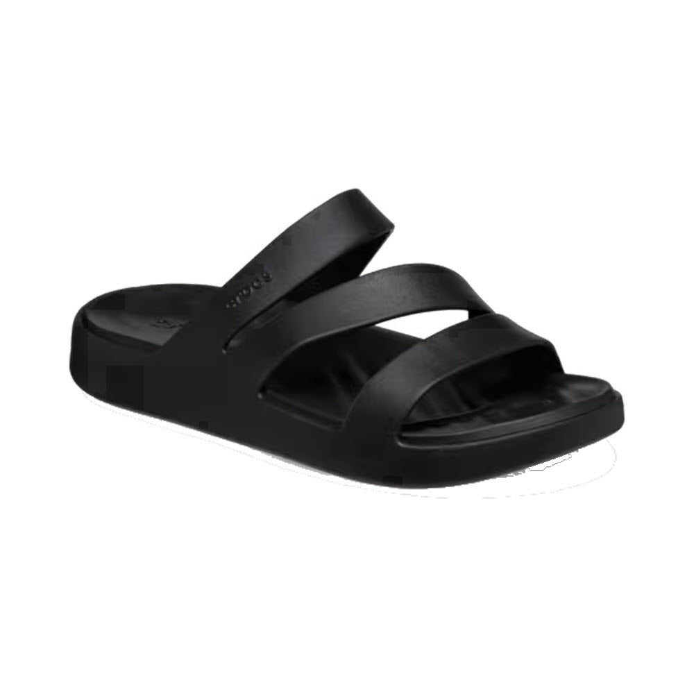 CROCS GETAWAY STRAPPY SANDAL BLACK - WOMENS