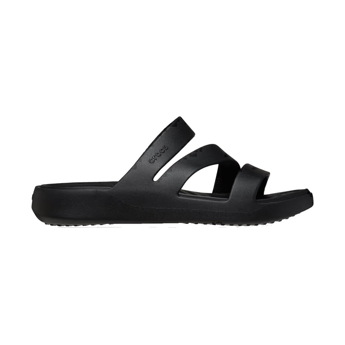 CROCS GETAWAY STRAPPY SANDAL BLACK - WOMENS