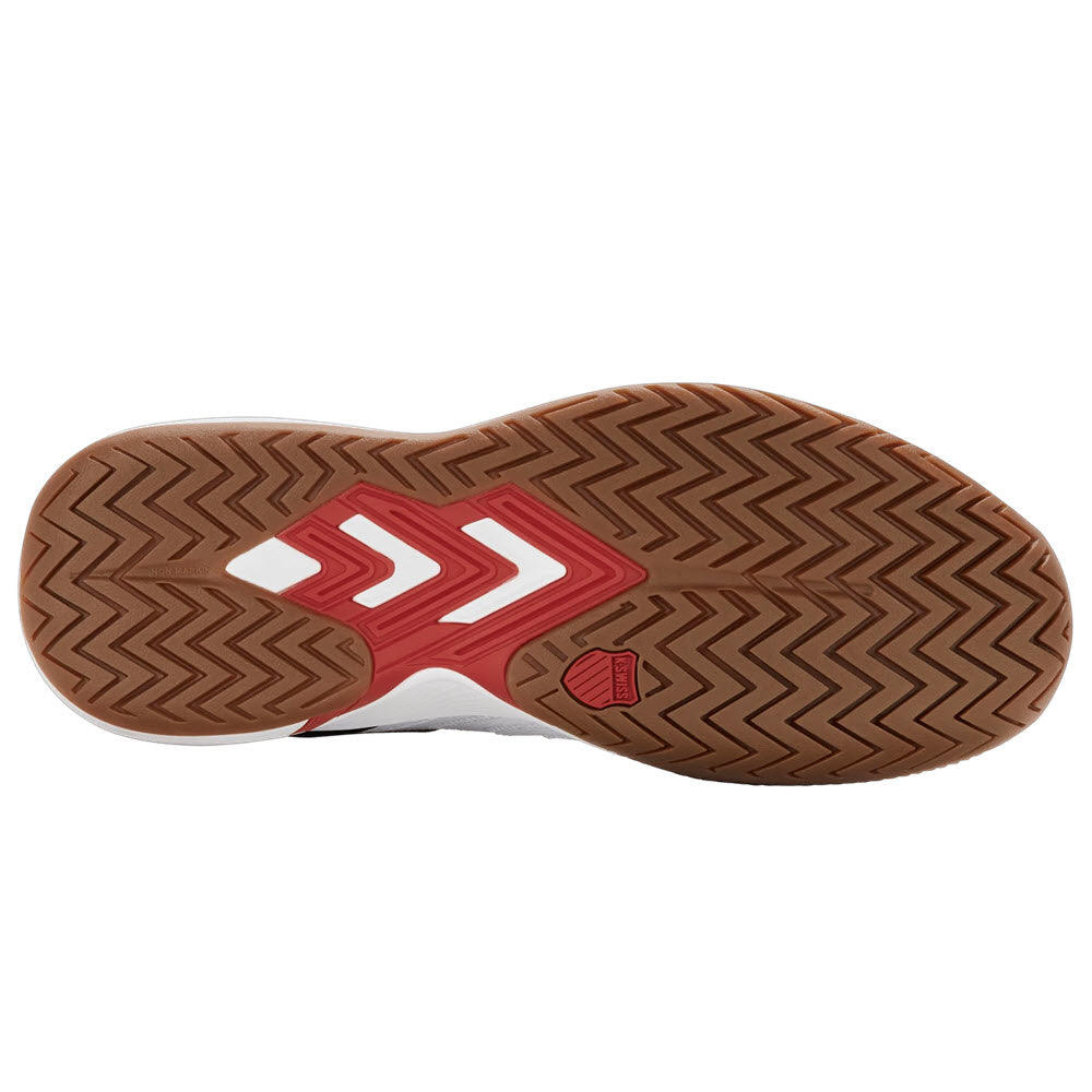 K-SWISS ULTRASHT LIGHT INDOOR WHITE/BLACK/HIGH RISK RED - MENS