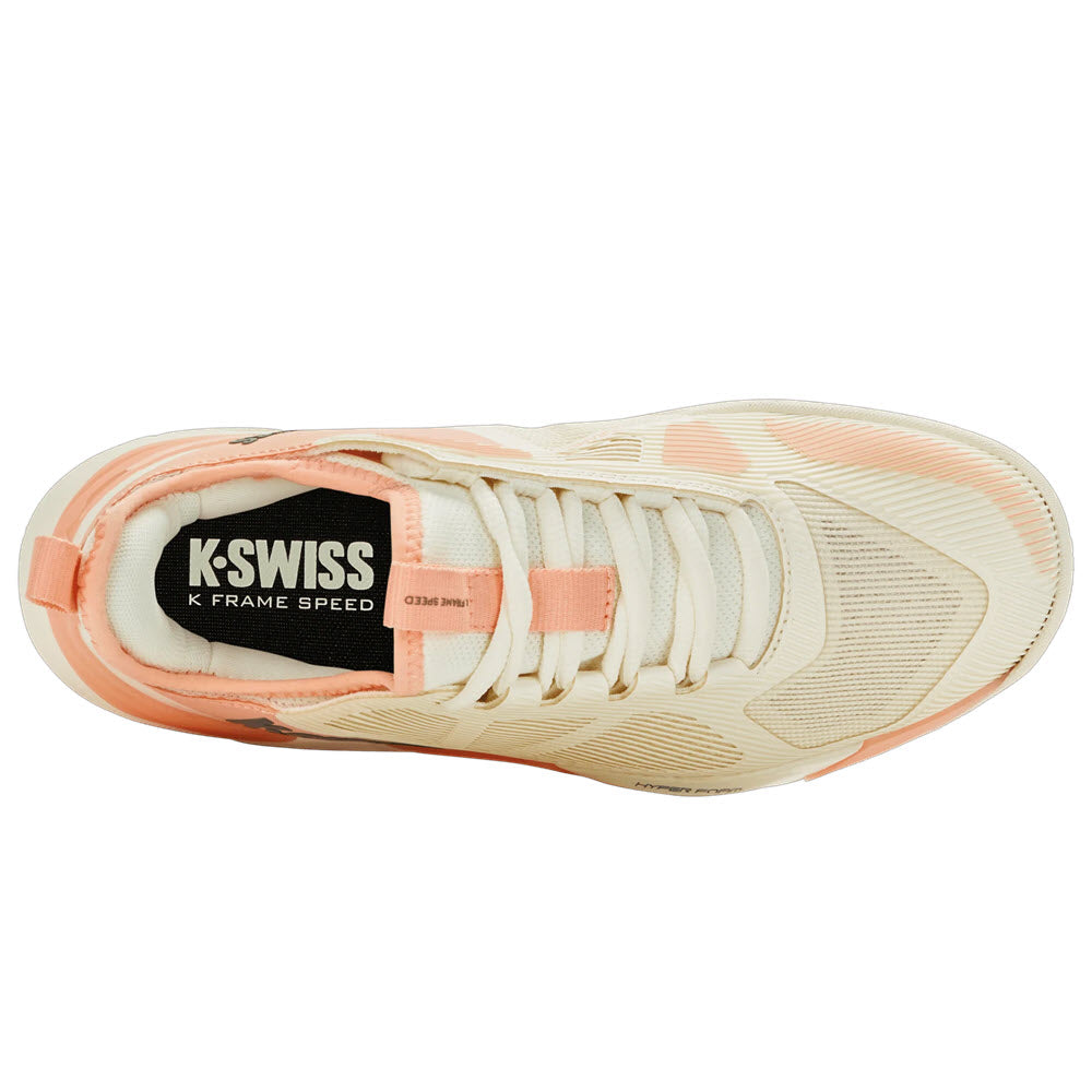 K-SWISS K-FRAME SPEED EGRET/PEACH PARFAIT - WOMENS
