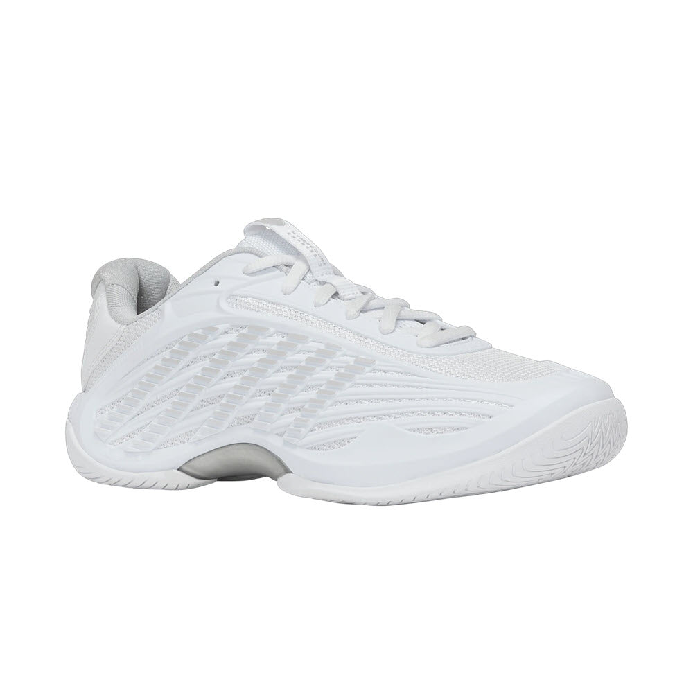 K-SWISS HYPERCOURT EXPRESS 3 WHITE/DAWN BLUE/SILVER - WOMENS
