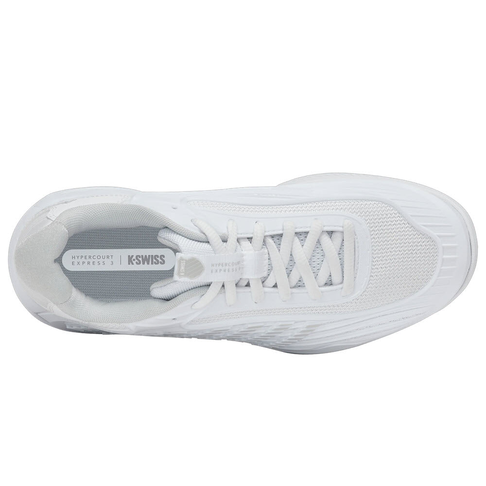 K-SWISS HYPERCOURT EXPRESS 3 WHITE/DAWN BLUE/SILVER - WOMENS