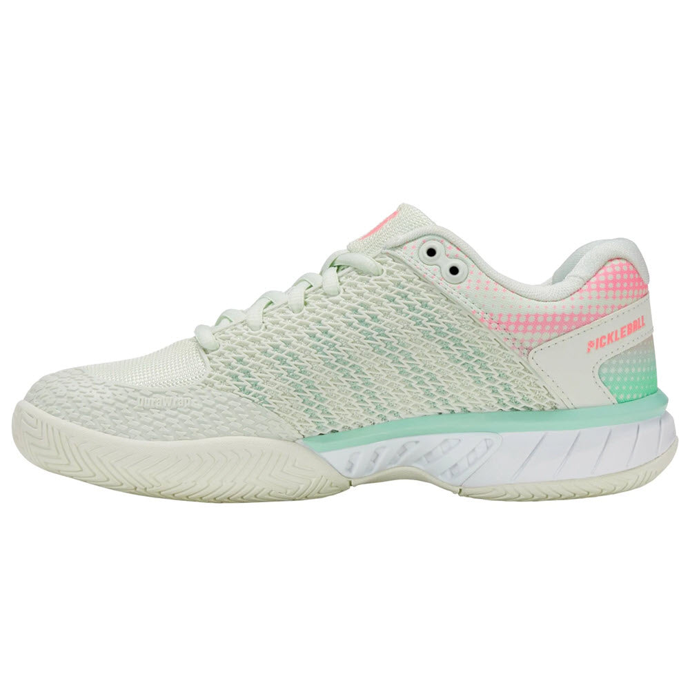 K-SWISS EXPRESS LIGHT ICE/HONEYDEW/NEON PINK - WOMENS