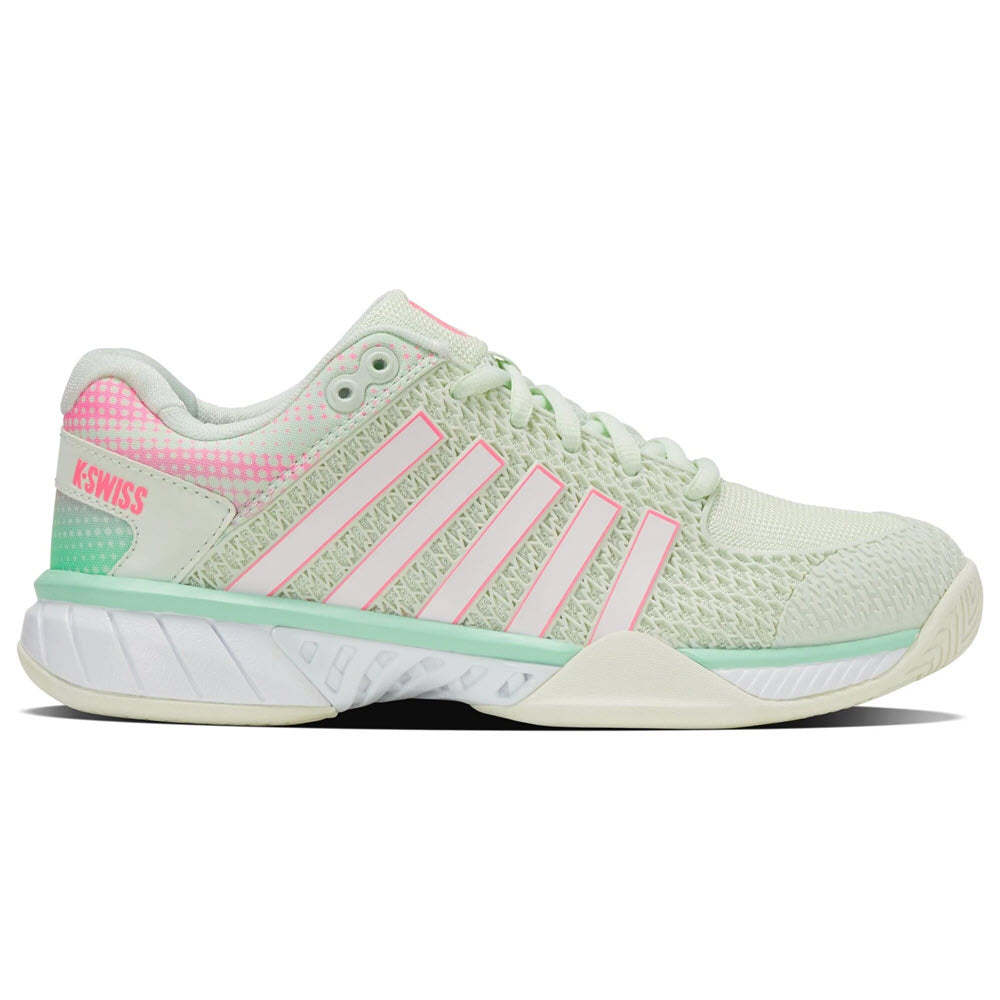 K-SWISS EXPRESS LIGHT ICE/HONEYDEW/NEON PINK - WOMENS