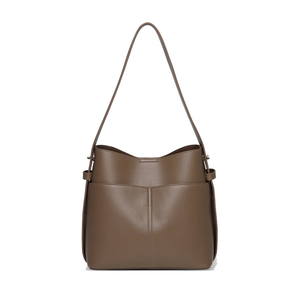 LOUENHIDE SAMANTHA SHOULDER BAG MOCHA