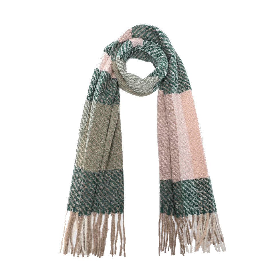 LOUENHIDE CAMBRIDGE SCARF FOREST GREEN