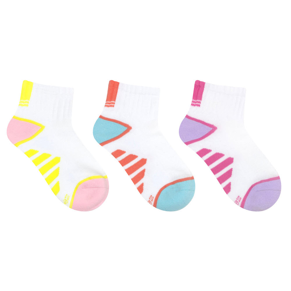 ROBEEZ SUE ATHLETIC QUARTER SOCKS 3 PACK - KIDS