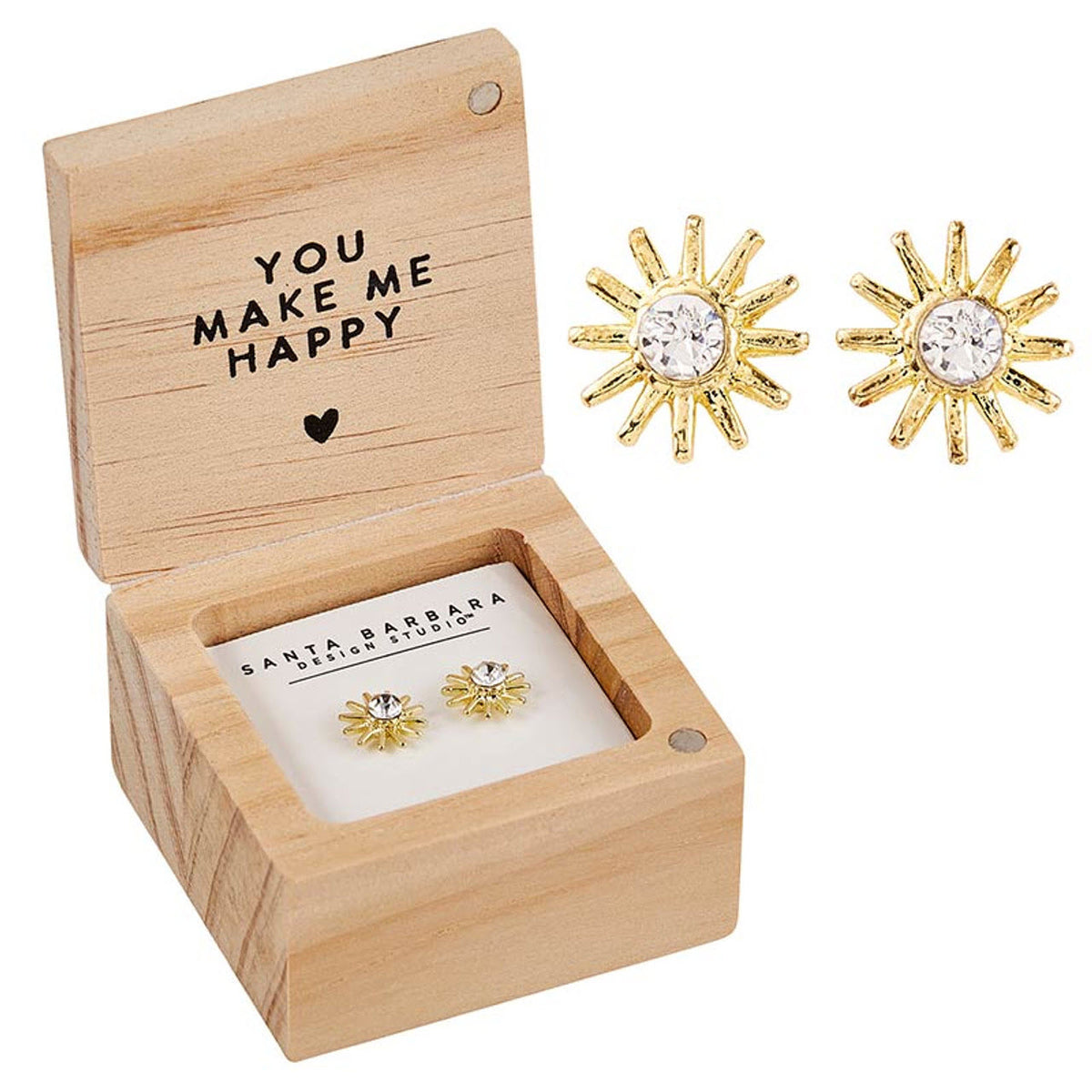 SANTA BARBARA TREASURE BOX EARRINGS SUNSHINE
