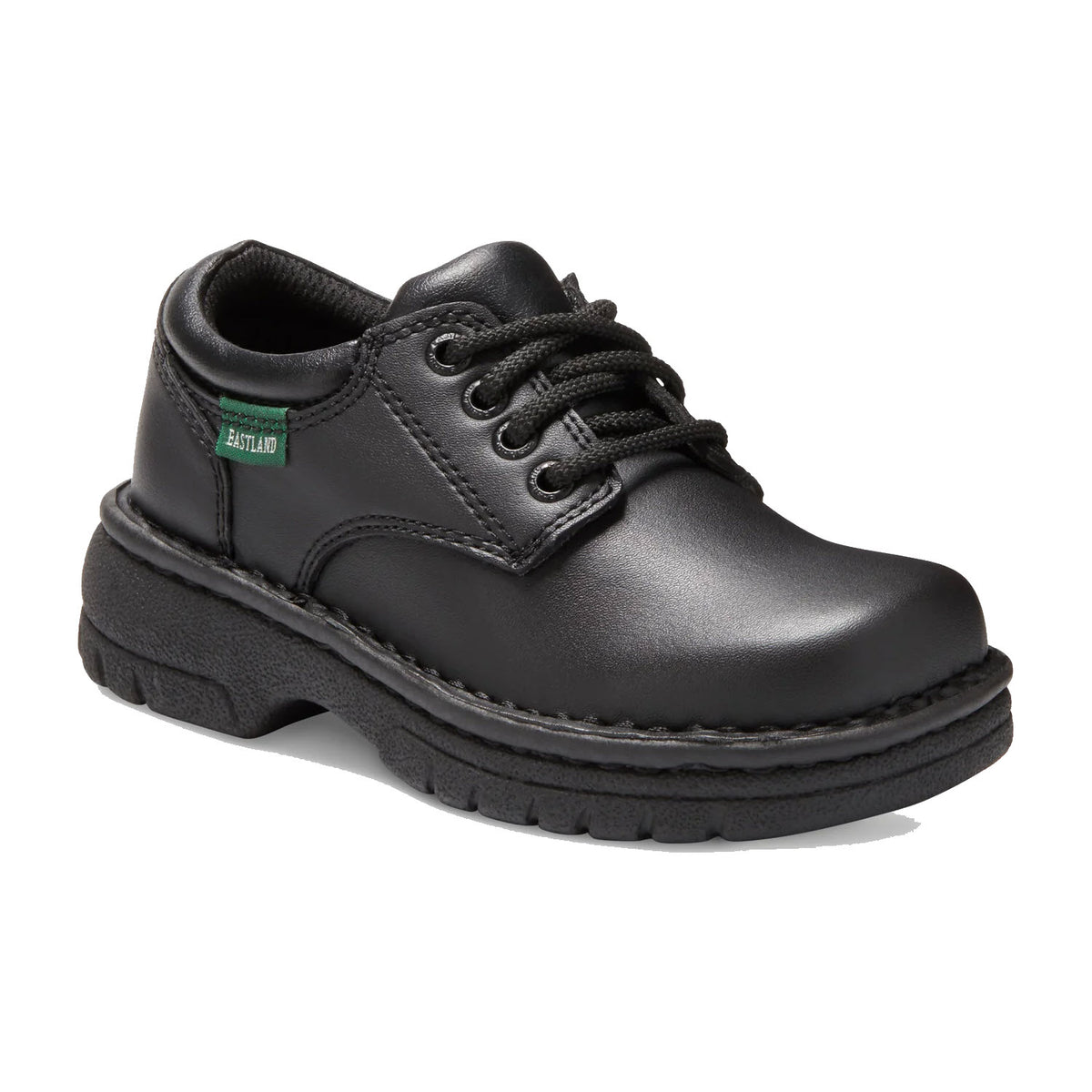 EASTLAND PLAINVIEW PLAIN TOE OXFORD BLACK - KIDS