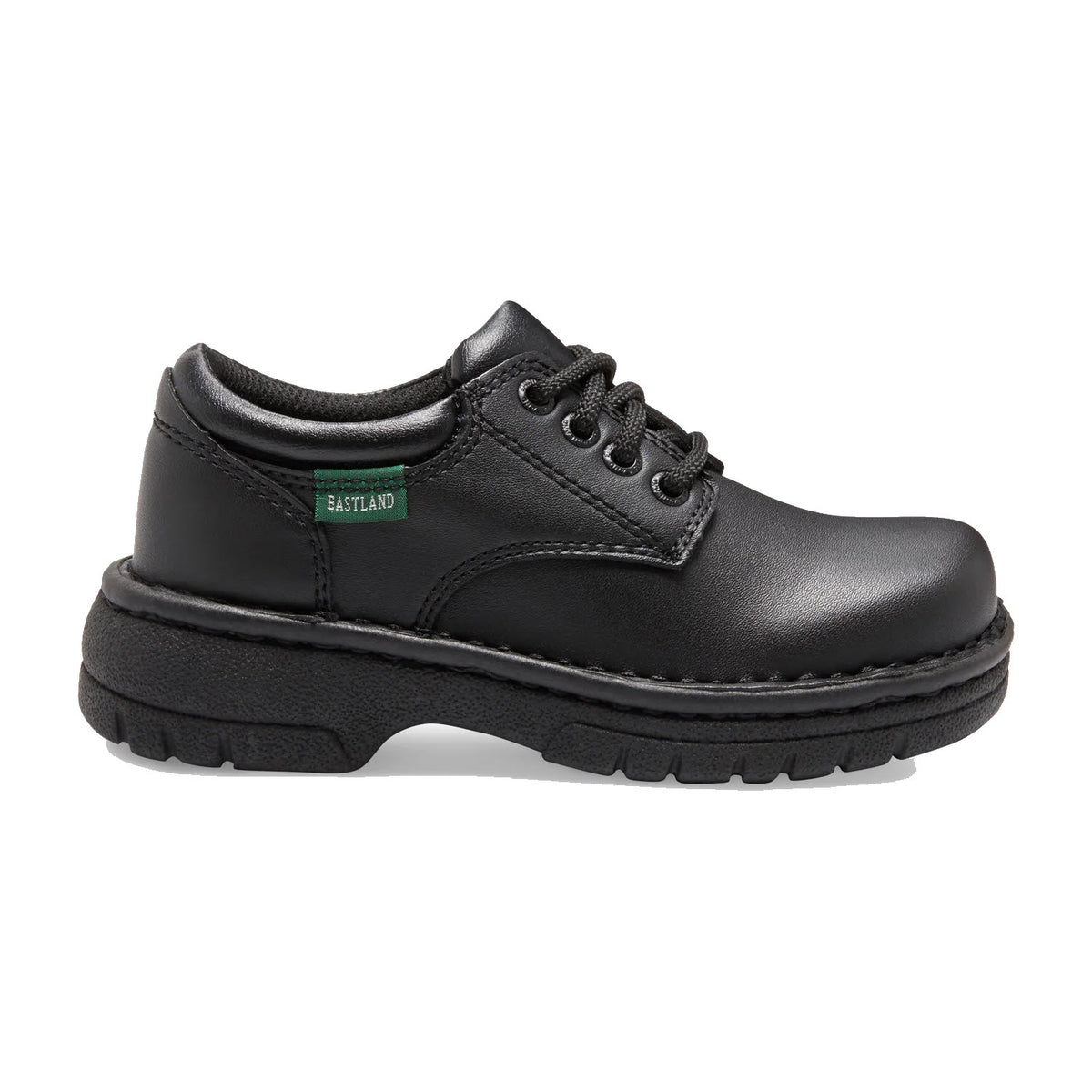 EASTLAND PLAINVIEW PLAIN TOE OXFORD BLACK - KIDS