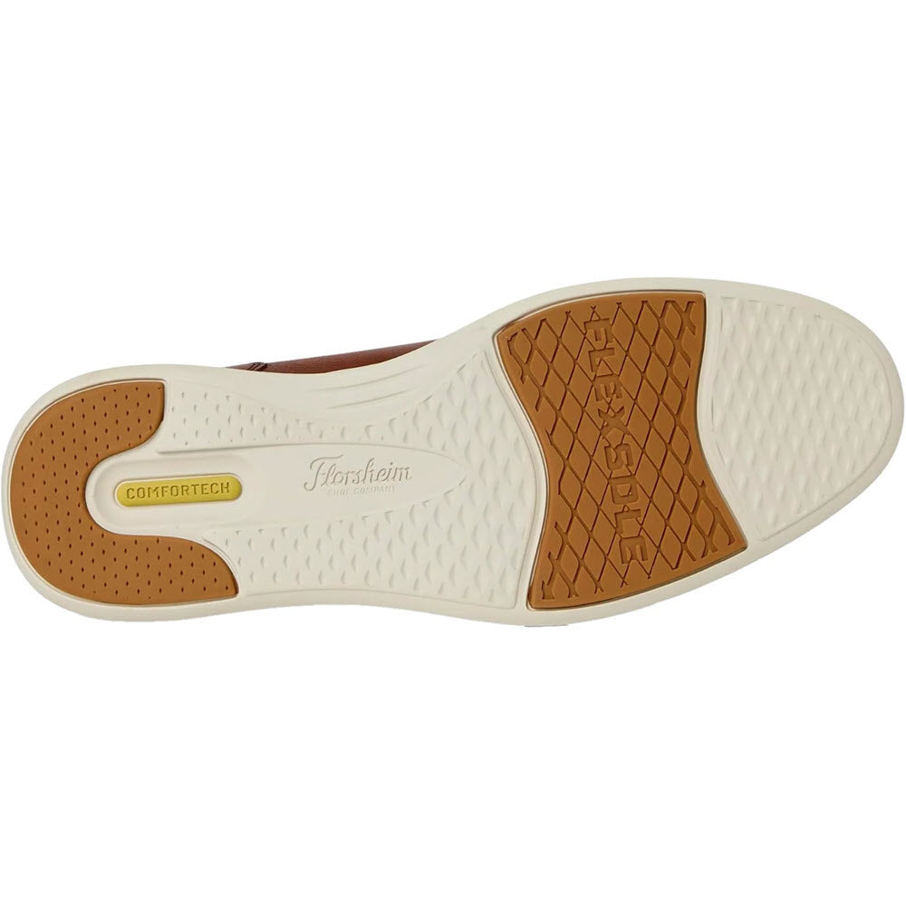 FLORSHEIM LAUNCH ELASTIC LACE SLIP ON COGNAC - MENS