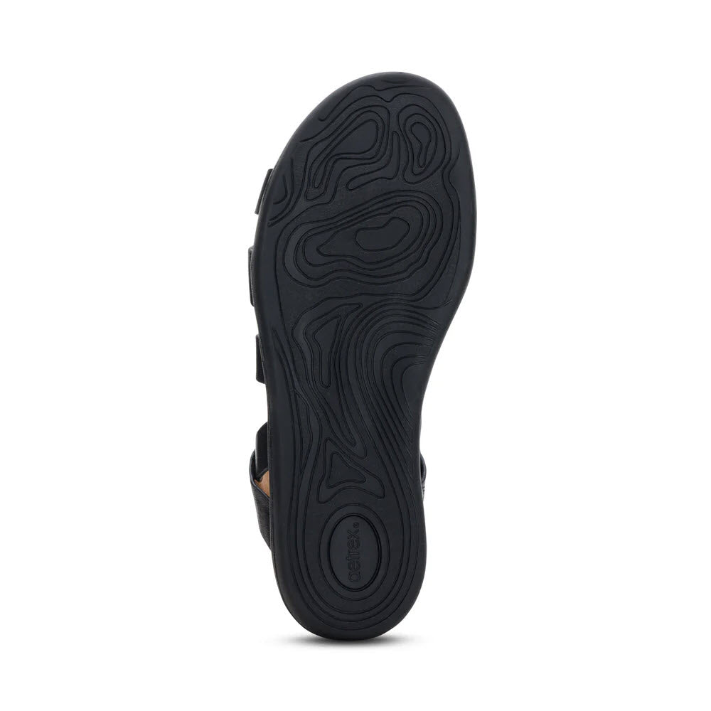 AETREX PIPER SANDAL BLACK - WOMENS