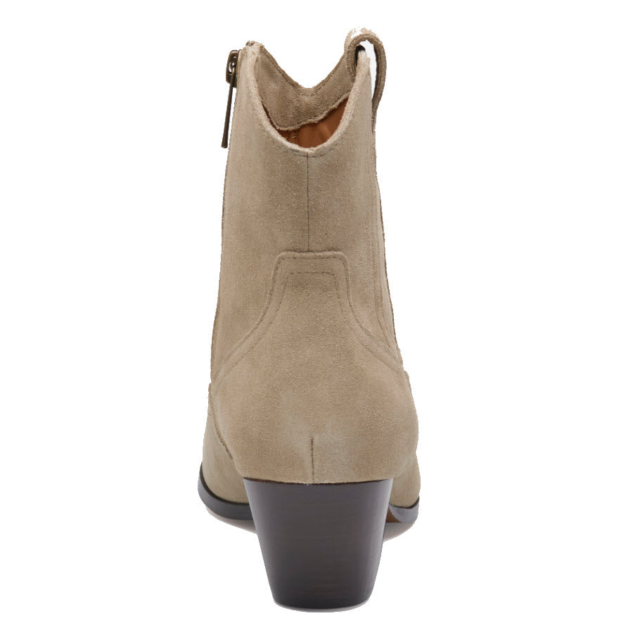 JOHNSTON & MURPHY TRISTEN WESTERN WATERPROOF BOOTIE TAUPE - WOMENS