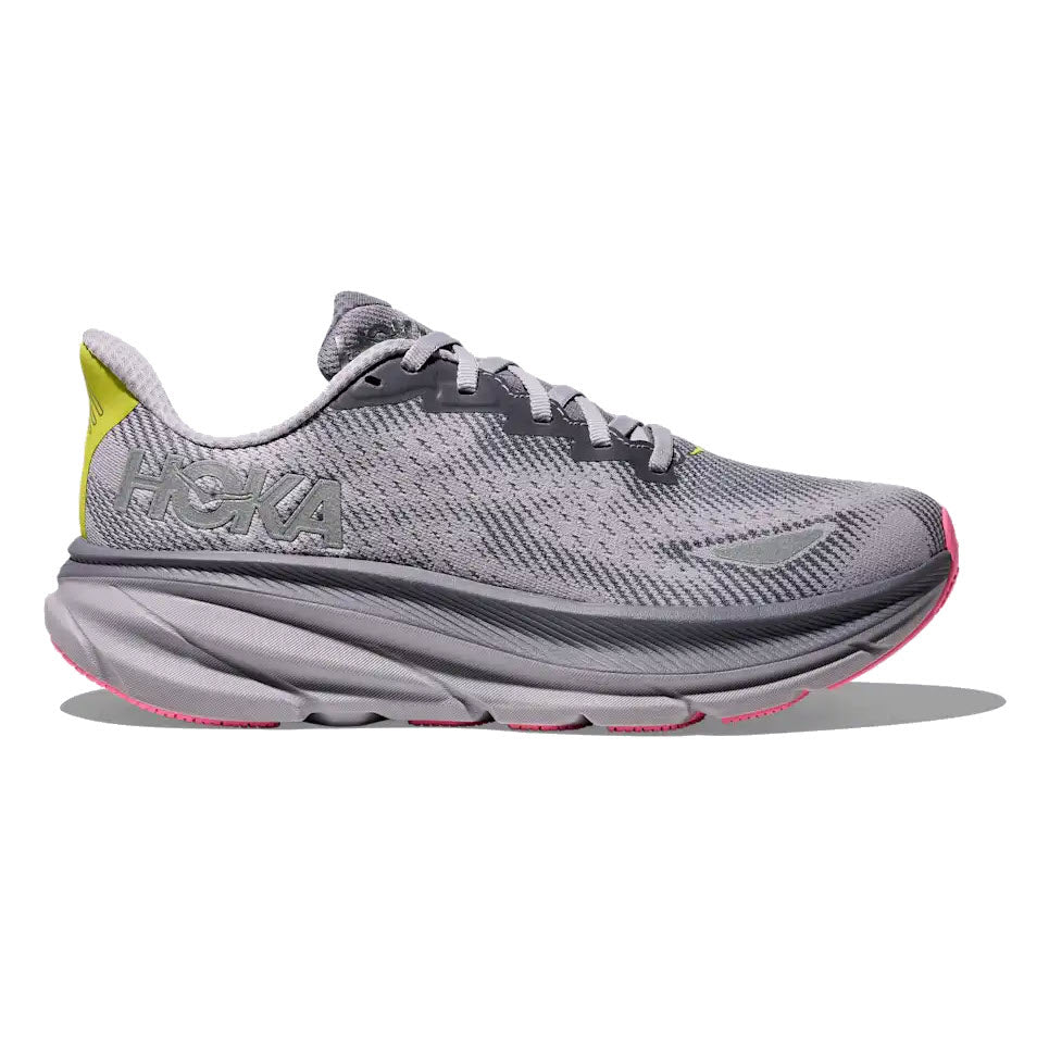 HOKA CLIFTON 9 GTX GREY SKIES/FOGGY GREY - WOMENS