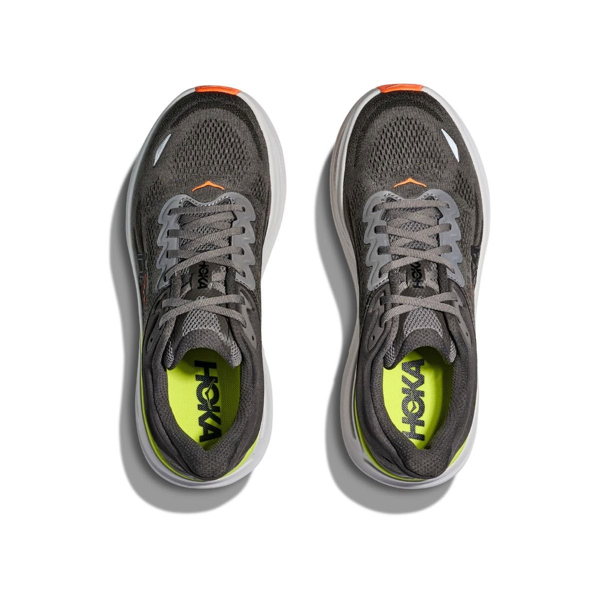 HOKA BONDI 9 ASPHALT GREY/GRAVEL - MENS
