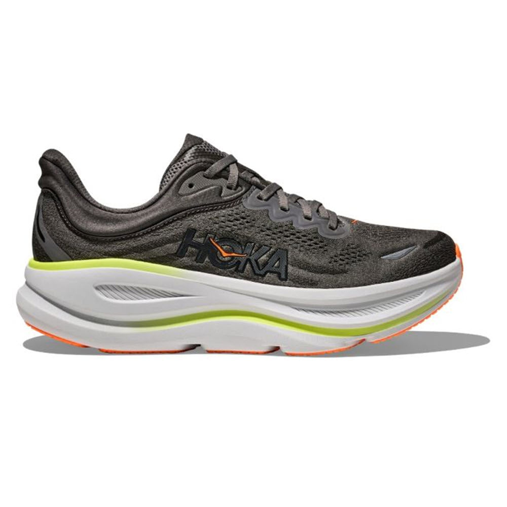 HOKA BONDI 9 ASPHALT GREY/GRAVEL - MENS